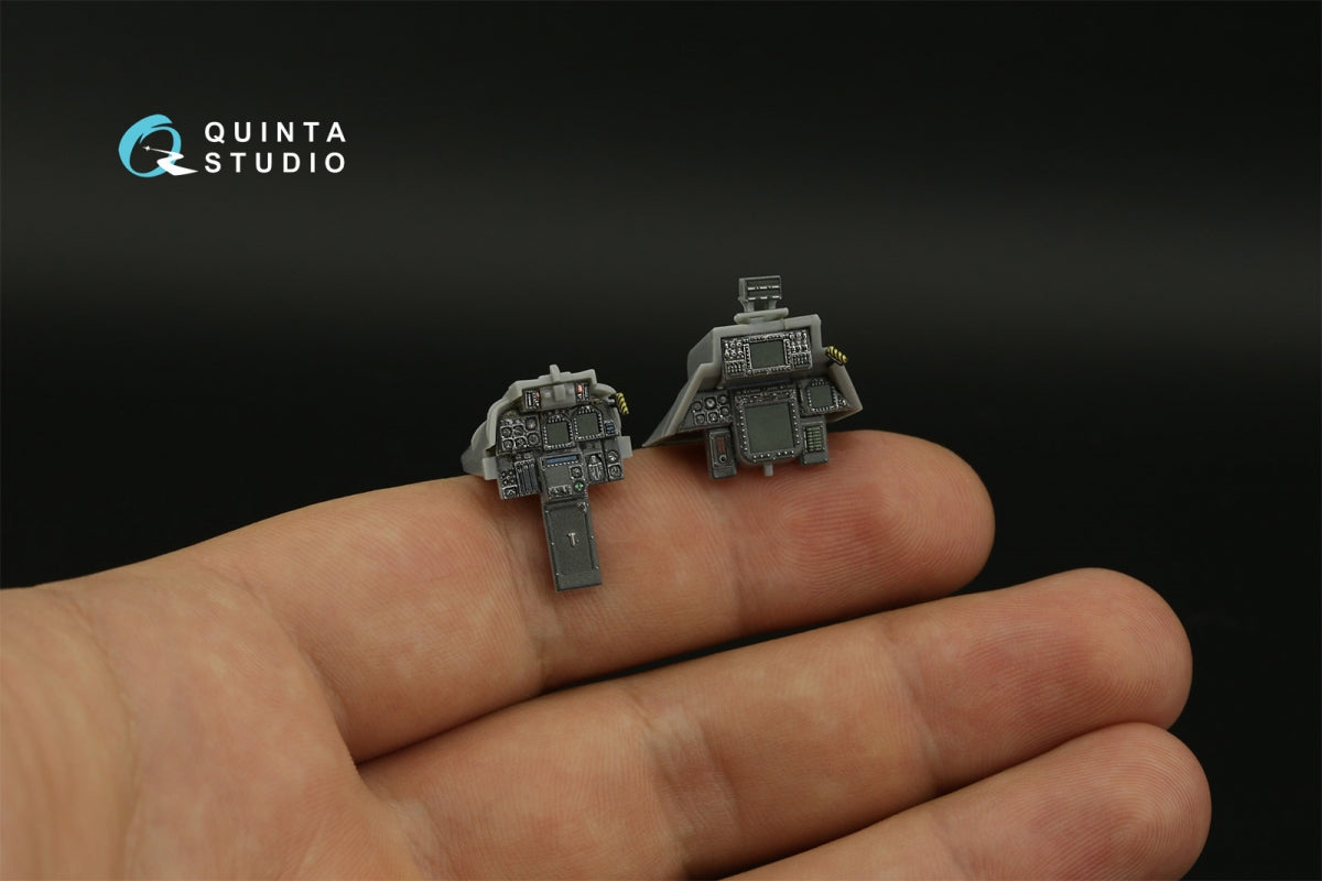 Intérieur imprimé en 3D et coloré sur papier décalcomanie Quinta Studio QD48405 F-14D (Hobby Boss) 1/48  – image 9