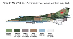 Italeri 2817 MiG-27/MiG-23BN Flogger 1/48 – immagine 10