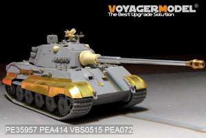 Maquette Voyager PE35957 Char King Tiger allemand de la Seconde Guerre mondiale (tourelle Hensehel) pour HOBBYBOSS 84533 1/35 – image 3
