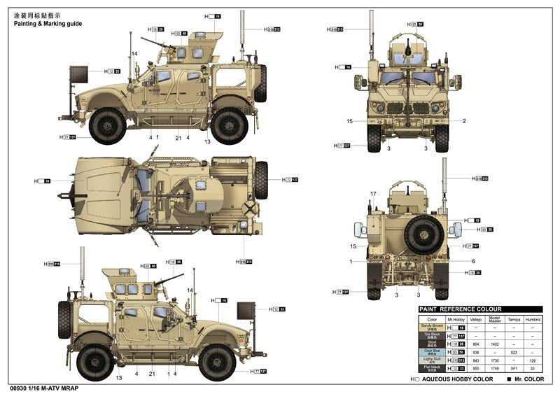 Trumpeter 00930 US M-ATV MRAP 1/16 – immagine 3