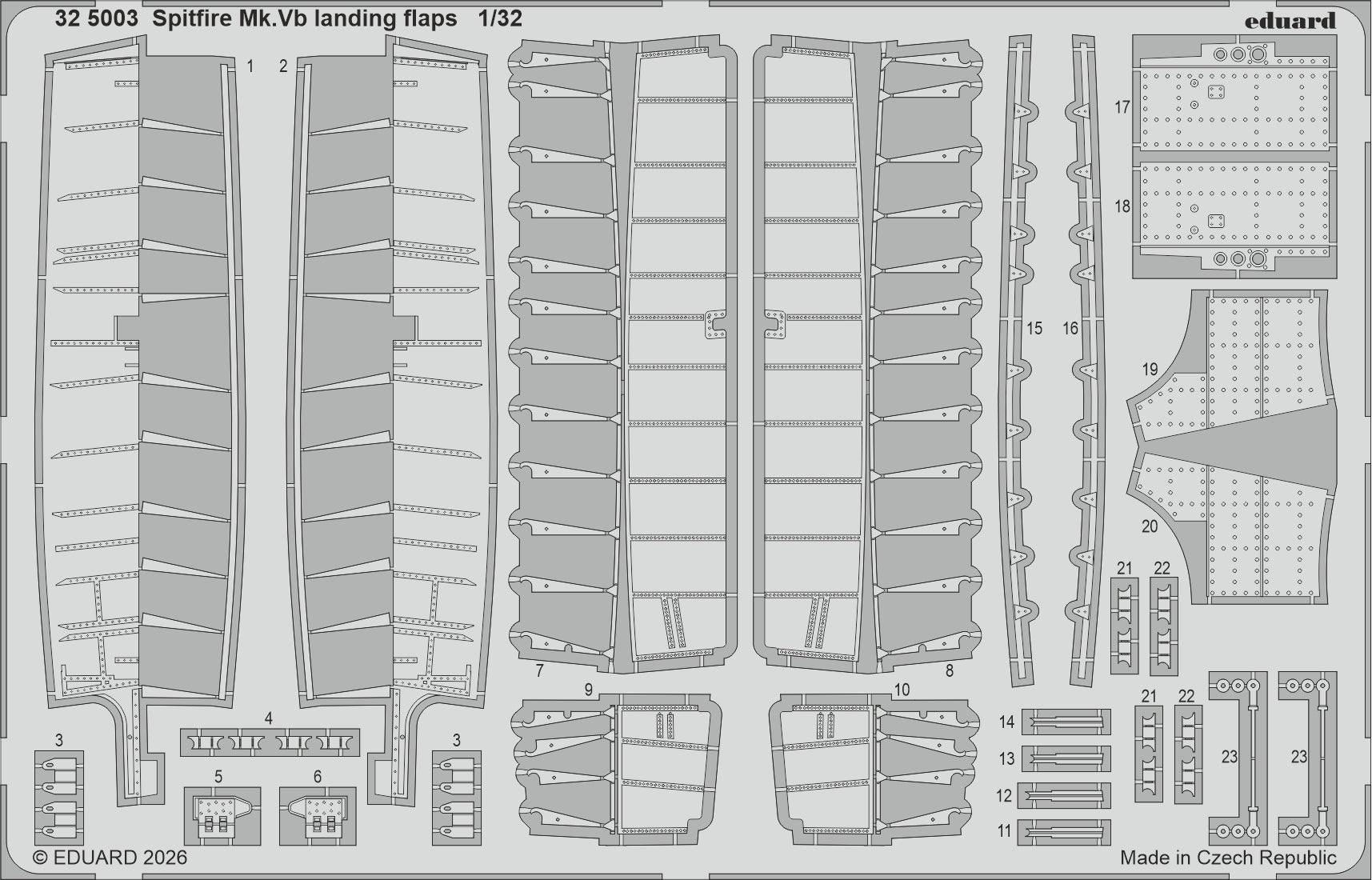 Eduard BIG33176 Spitfire Mk. Vb for Kotare 1/32 – Bild 3
