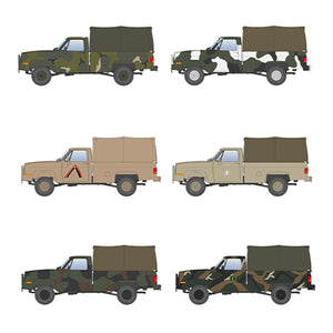 AK Interactive AK35031 M1008 TRANSPORT DE TROUPES AVEC BÂCHE 1/35  – imagen 12