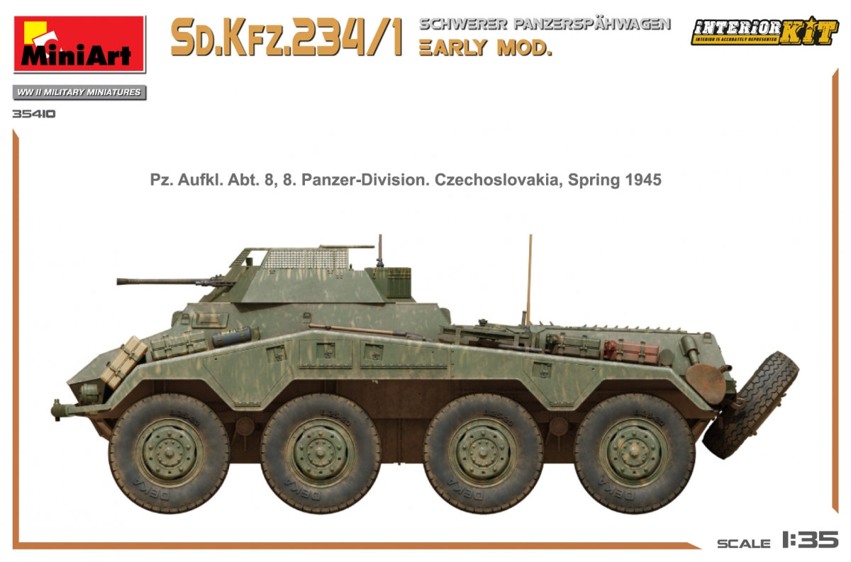 MiniArt 35410 Sd.Kfz.234/1 Schwerer Panzerspahwagen. PREMIER MOD. KIT INTÉRIEUR 1/35 – image 16