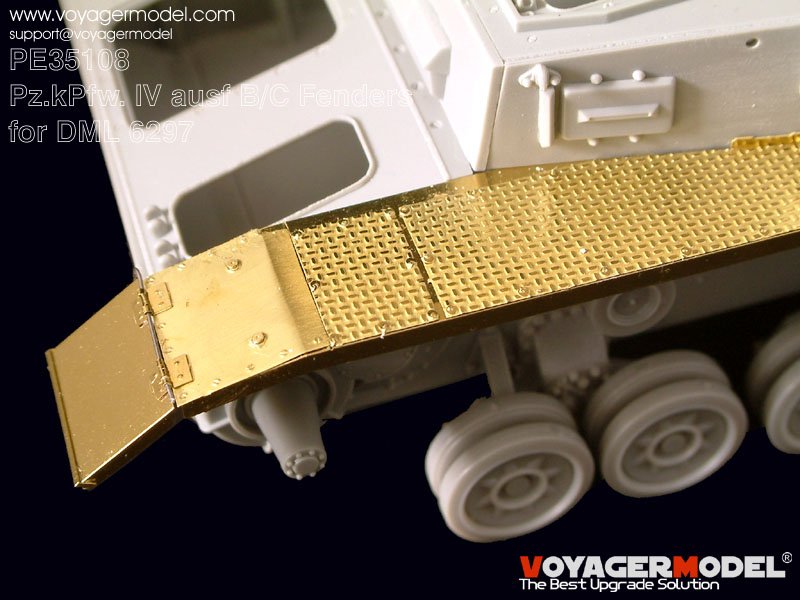 Modèle Voyager PE35108 Pz.kPfw. Garde-boue IV Ausf B/C (pour DRAGON 6297) 1/35 – immagine 2