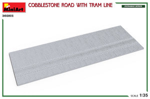 Miniart 36065 ROUTE PAVÉE AVEC LIGNE DE TRAMWAY 1/35 – imagen 3