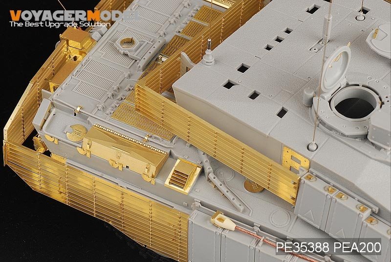 Maquette Voyager PE35388 Char de combat principal britannique moderne Challenger 2 pour TRUMPETER 001522 1/35 – immagine 11