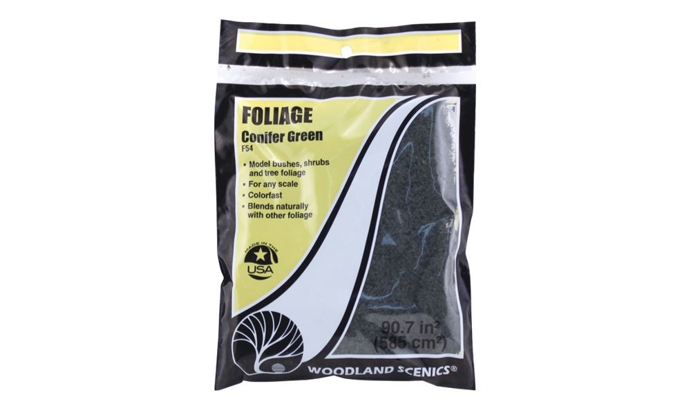 Woodland Scenics WF54 Feuillage vert de conifère 585 cm² – immagine 3