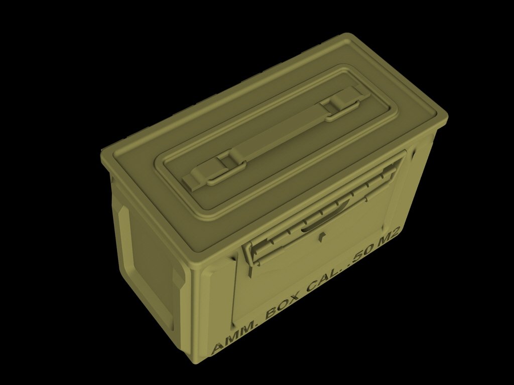 Panzer Art RE35-394 Boîtes de munitions américaines pour munitions de calibre .5 (motif métallique) 1/35 – immagine 2