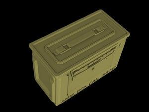 Panzer Art RE35-394 Boîtes de munitions américaines pour munitions de calibre .5 (motif métallique) 1/35 – immagine 2