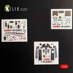 KELIK K48180 F-151 (Early) - interior 3D decals for Hasegawa kit 1/48 – Bild 2