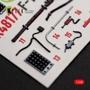 KELIK K48177 F-15C (Early) - interior 3D decals for Hasegawa kit 1/48 – imagen 12