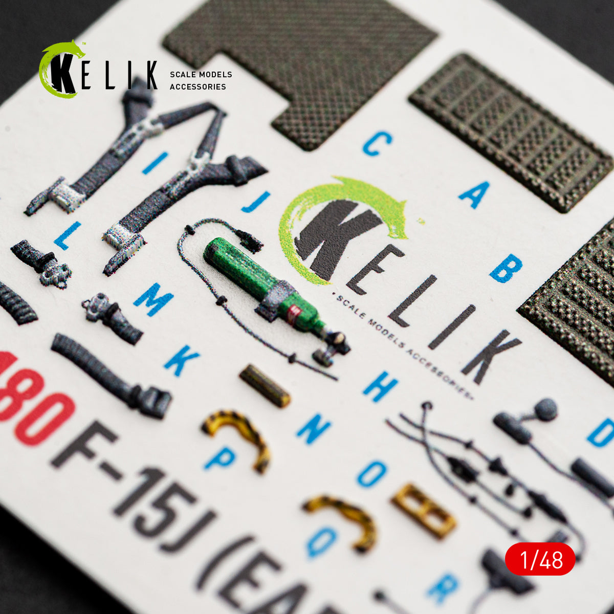 KELIK K48180 F-151 (Early) - interior 3D decals for Hasegawa kit 1/48 – Bild 4
