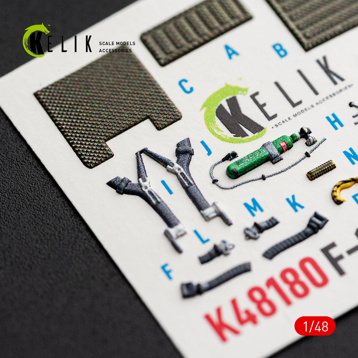 KELIK K48180 F-151 (Early) - interior 3D decals for Hasegawa kit 1/48 – Bild 11