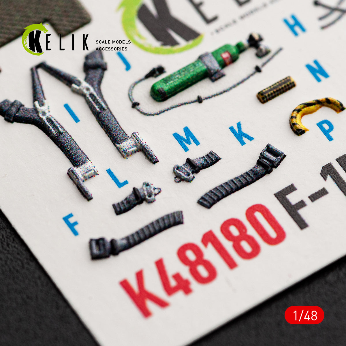 KELIK K48180 F-151 (Early) - interior 3D decals for Hasegawa kit 1/48 – Bild 6