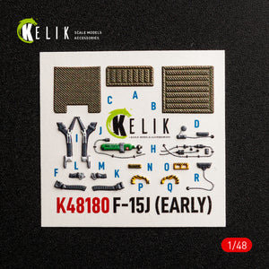 KELIK K48180 F-151 (Early) - interior 3D decals for Hasegawa kit 1/48 – Bild 7