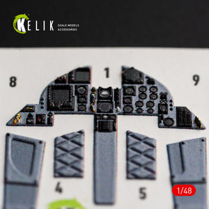 KELIK K48176 F-15C (Late) - interior 3D decals for Hasegawa kit 1/48 – immagine 8