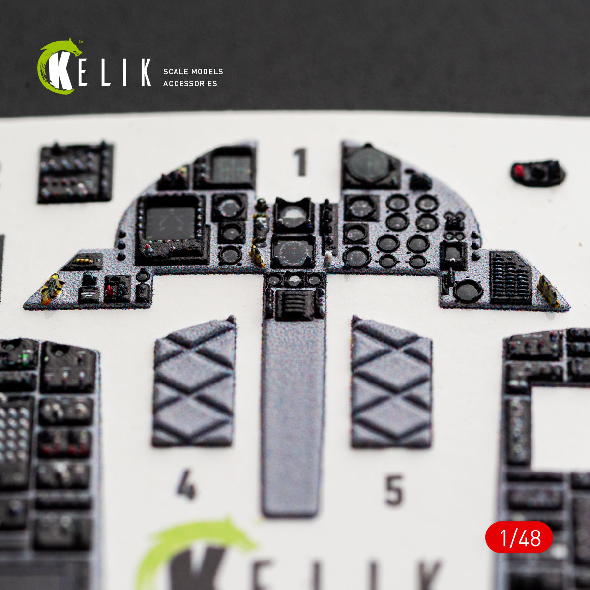 KELIK K48181 F-15.1 (Late) - interior 3D decals for Hasegawa kit 1/48 – image 8