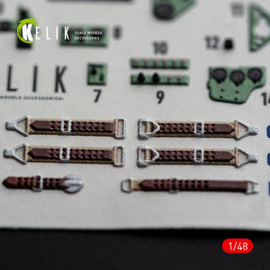 KELIk Aichi K48196 D3A2 Val - interior 3D decals for Wingsy Kits kit 1/48 – Bild 6