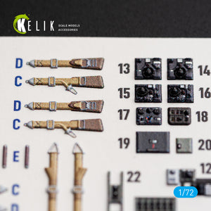 KELIK K72240 FW-200 C-5/C-8 - interior 30 decals for Revell kit 1/72 – zdjęcie 6