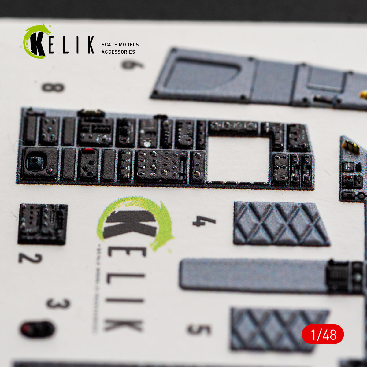 KELIK K48177 F-15C (Early) - interior 3D decals for Hasegawa kit 1/48 – imagen 5