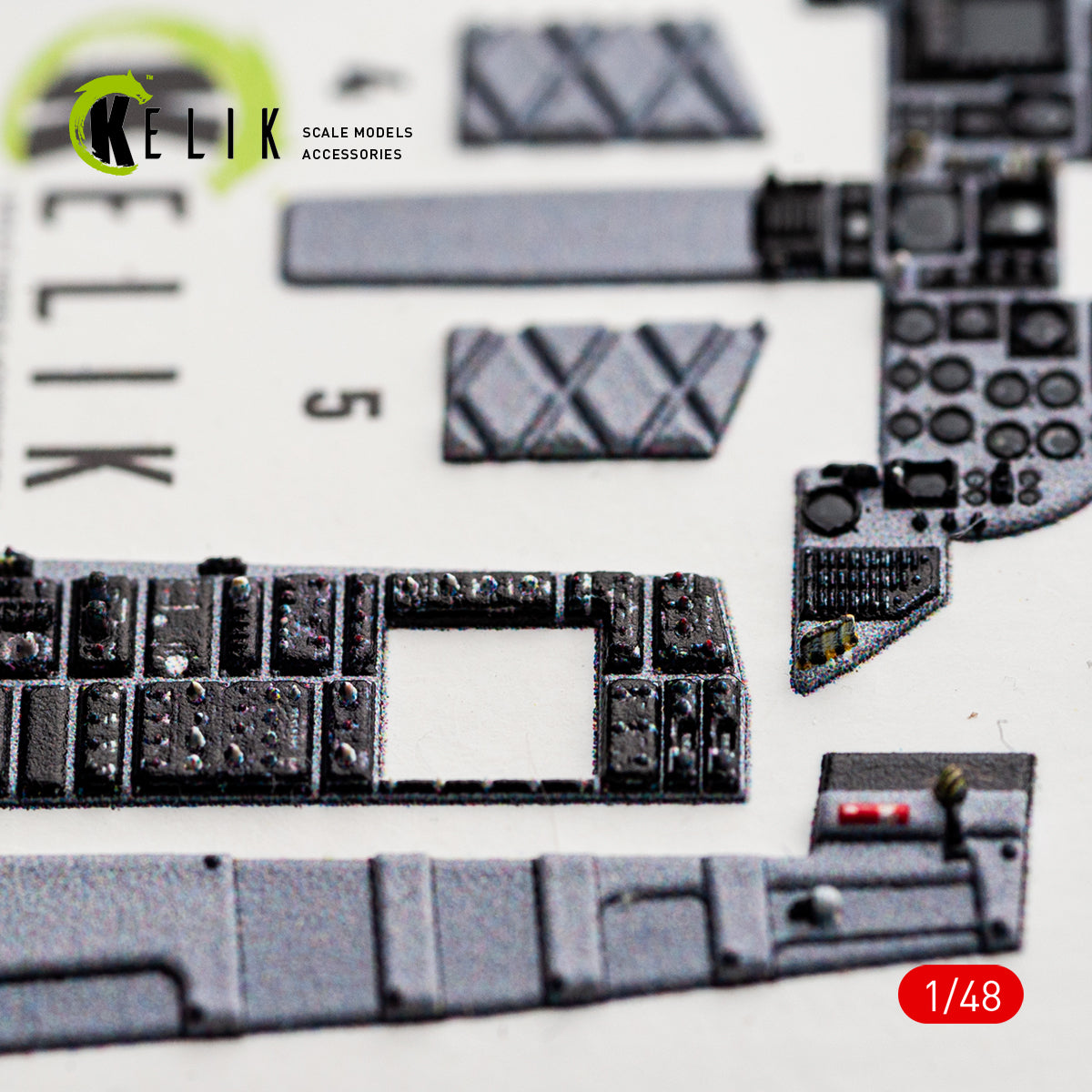 KELIK K48181 F-15.1 (Late) - interior 3D decals for Hasegawa kit 1/48 – image 9