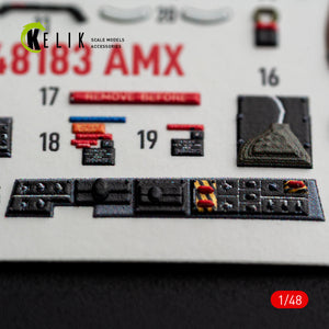 KELIK K48183 AMX - interior 3D decals for HobbyBoss kit 1/48 – image 3