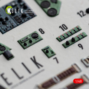 KELIk Aichi K48196 D3A2 Val - interior 3D decals for Wingsy Kits kit 1/48 – Bild 7