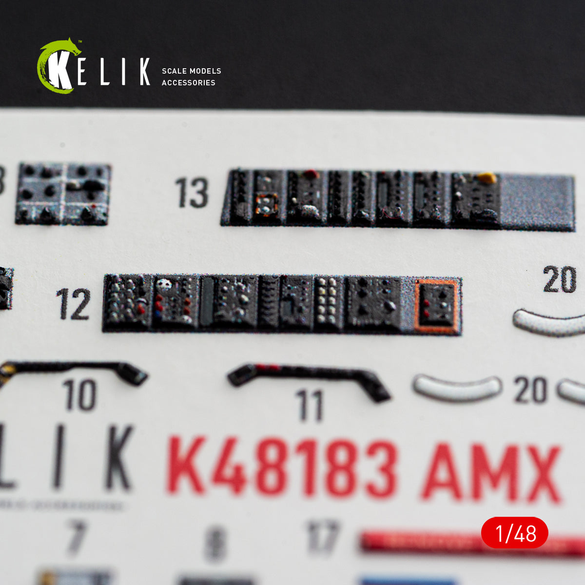 KELIK K48183 AMX - interior 3D decals for HobbyBoss kit 1/48 – image 2