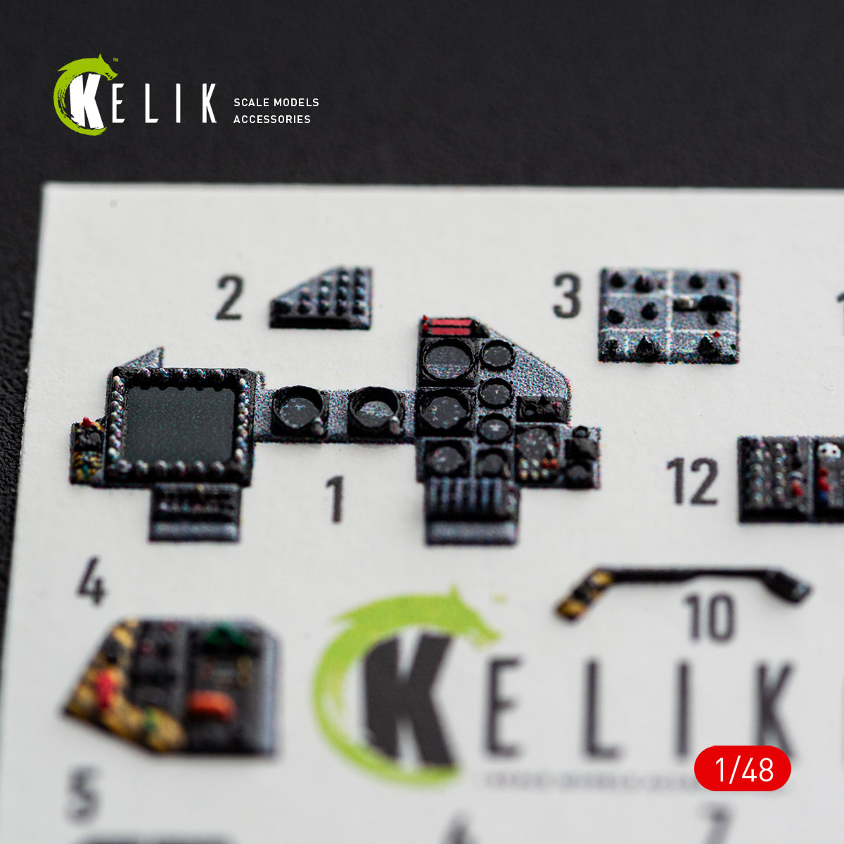 KELIK K48183 AMX - interior 3D decals for HobbyBoss kit 1/48