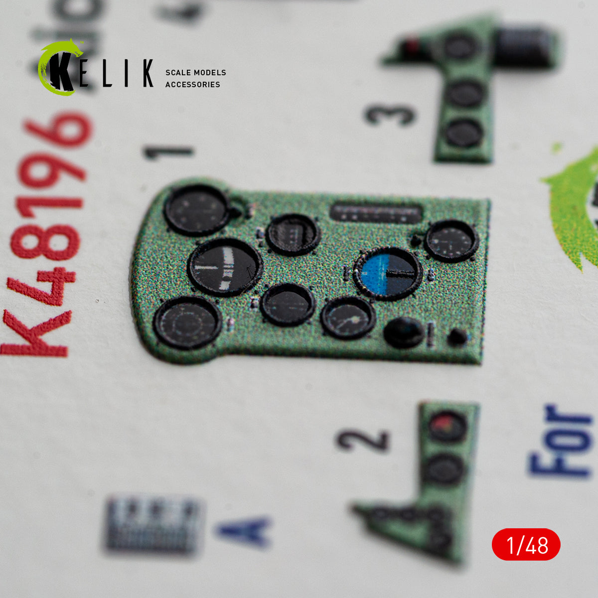 KELIk Aichi K48196 D3A2 Val - interior 3D decals for Wingsy Kits kit 1/48 – Bild 9