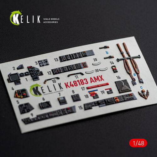 KELIK K48183 AMX - interior 3D decals for HobbyBoss kit 1/48 – image 9