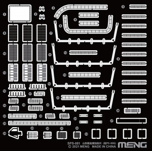 Ensemble de détails Meng Model SPS-081 PLA Navy Shandong 1/700