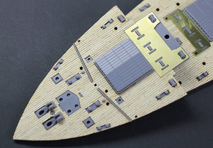 Hasegawa QG51 (72151) NYK Line Hikawa Maru Pont en bois 1/350 – imagen 3