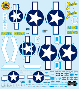 Trumpeter 02427 Republic P-47 D Thunderbolt Razorback 1/24 – imagen 13