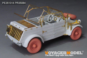Kit de mise à niveau Voyager Model PE351314 pour Kubelwagen Type 82 (version troupes d&amp;#39;Afrique) de la Seconde Guerre mondiale, compatible avec le modèle MENG VS-015 au 1/35. – image 9