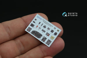 Intérieur coloré imprimé en 3D sur papier décalcomanie Quinta Studio QD72193 B-26F/G Marauder (Hasegawa) 1/72 – immagine 5