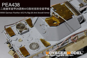 Maquette Voyager PEA438, char antiaérien allemand Panther A/G Pz.Rgt.26 de la Seconde Guerre mondiale (pour TAKOM 2119/2120/2121), échelle 1/35 – image 2