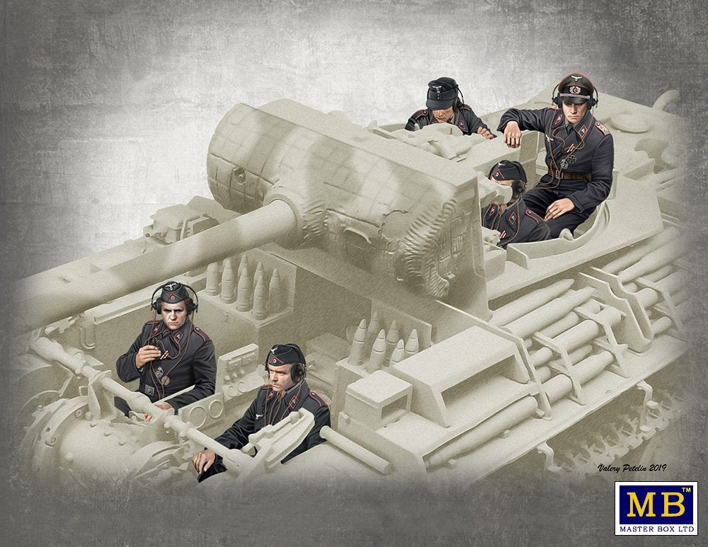 Master Box 35201 Équipage de char allemand, 1944-1945, échelle 1/35