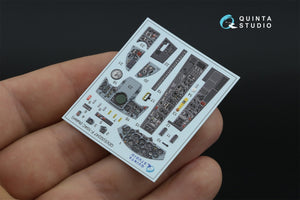Intérieur imprimé en 3D et coloré sur papier décalcomanie Quinta Studio QDS-32247 F-104C (Italeri) (Petite version) 1/32  – image 6