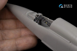 Intérieur imprimé en 3D et coloré sur papier décalcomanie Quinta Studio QD48064 Mitsubishi F-1 (Hasegawa) 1/48 – immagine 8