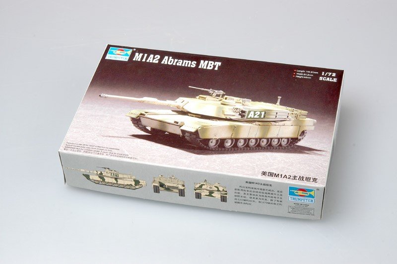 Trumpeter 07279 M1A2 Abrams MBT 1/72 – image 2