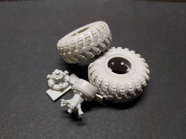 Panzer Art RE35-639 KRAZ-260&amp;amp;6322 road wheels set 1/35 – zdjęcie 3