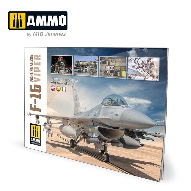 Munitions du Mig Jimenez 6029 F-16 Fighting Falcon / VIPER. Guide des modélisateurs visuels multilingue (anglais, spa, ita)