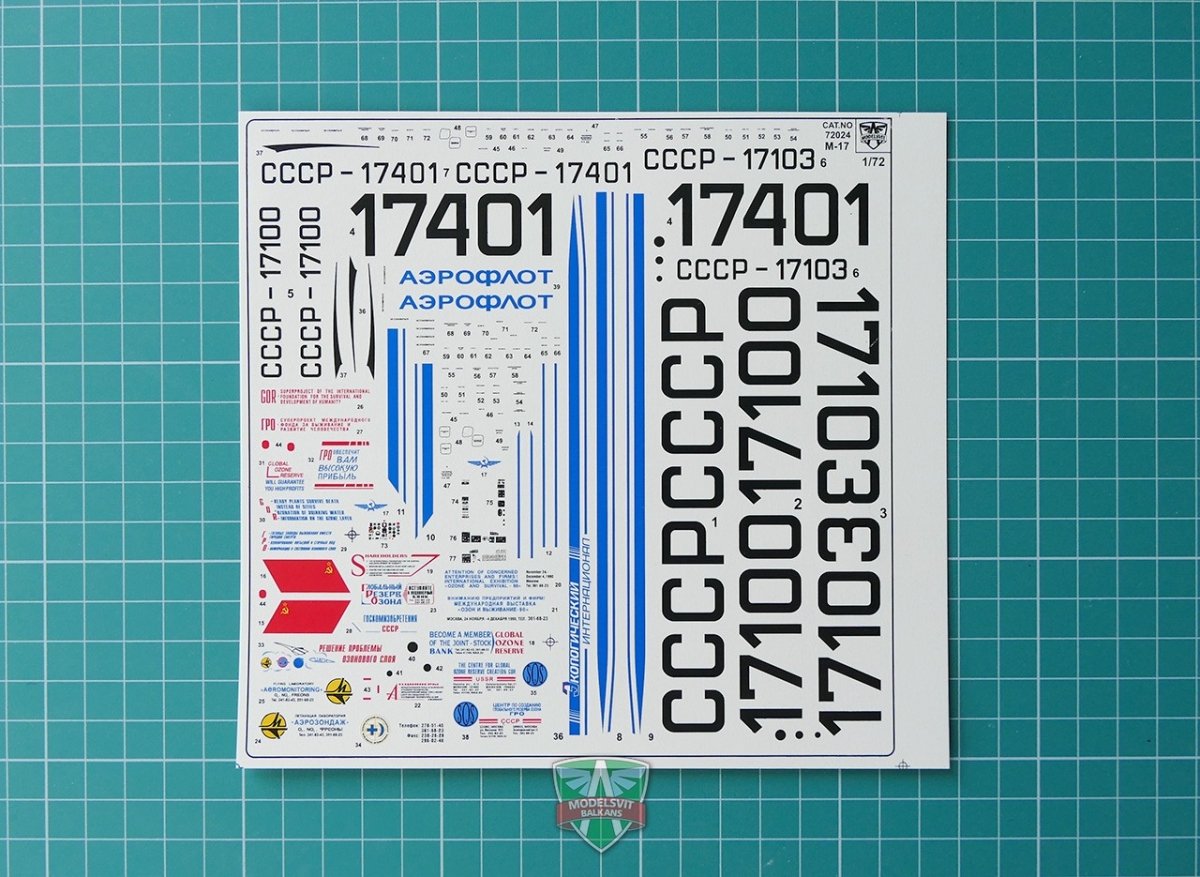 Modelsvit 72024 Myasishev M-17 &amp;quot;Stratosphera&amp;quot; 1/72 – image 3