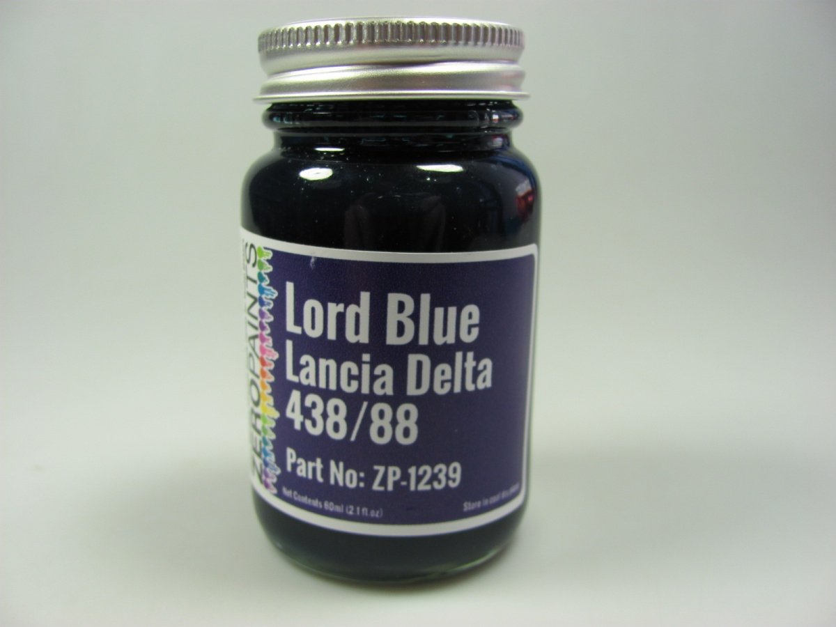 Peinture Zero Paints ZP-1239 Lancia Delta HF Integrale Evo - Bleu Seigneur 438/88 - Pot de 60 ml
