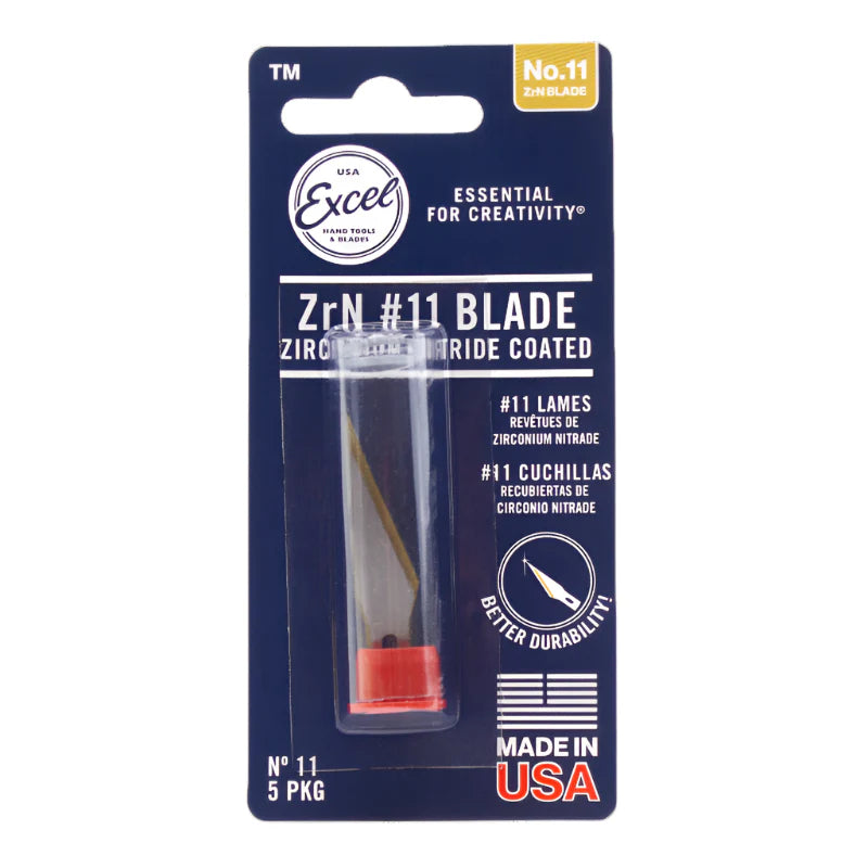 Excel Hobby Tools 20811 No.11 Zirconium Nitride Coated Blade (5 pcs) – image 6