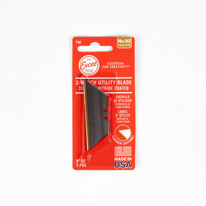 Excel Hobby Tools 20492 No.92 Two Notch Titanium Nitride Coated Utility Blade (5 pcs) – image 7