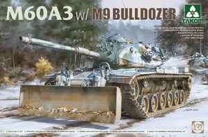 Takom 2137 M60A3 avec bulldozer M9 1/35