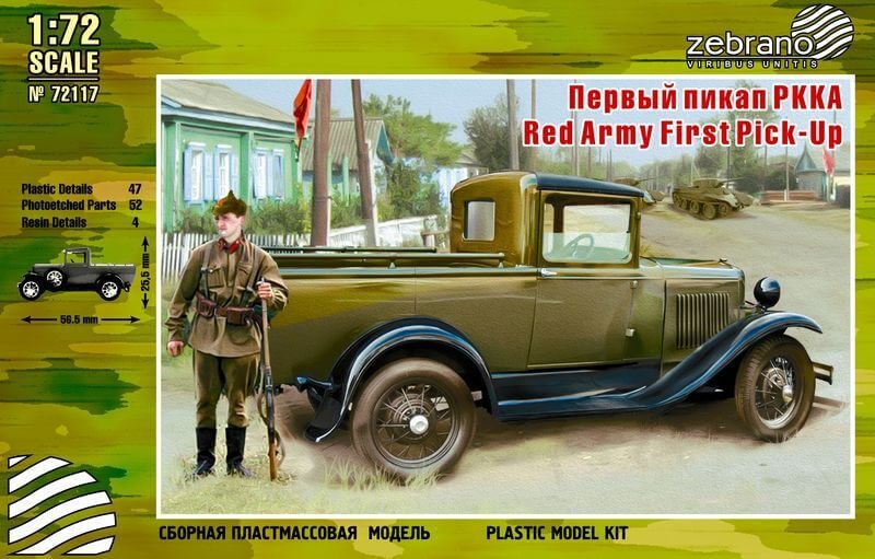 Maquette 72117 GAZ-4 Premier pick-up de l'Armée rouge, échelle 1/72