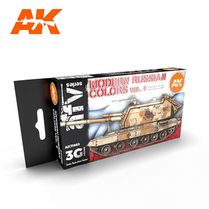 AK Interactive AK11663 3G COULEURS RUSSES MODERNES VOL. 2 6 x 17 ml